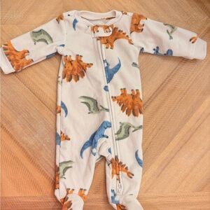 Carter's Multicolor Dinosaur Print Footie